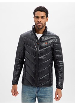 ellesse Męska kurtka pikowana - Orsini Mężczyźni Sztuczne włókno czarny jednolity ze sklepu vangraaf w kategorii Kurtki męskie - zdjęcie 187607106