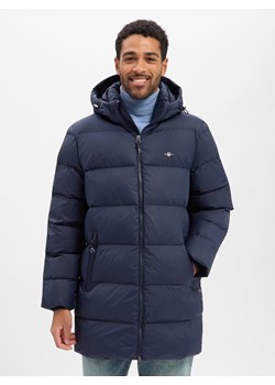Gant Pikowana kurtka męska Mężczyźni granatowy jednolity ze sklepu vangraaf w kategorii Kurtki męskie - zdjęcie 187607115
