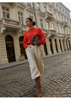 Mohito - Spodnie balloon - kremowy ze sklepu Mohito w kategorii Spodnie damskie - zdjęcie 187607449