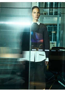 Reserved - Sweter z wełną - ciemnobrązowy ze sklepu Reserved w kategorii Swetry damskie - zdjęcie 187607615