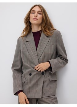 Reserved - Dwurzędowa marynarka w kratę - wielobarwny ze sklepu Reserved w kategorii Marynarki damskie - zdjęcie 187607737