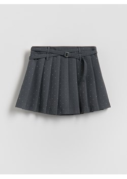 Reserved - Spódnico-szorty z dodatkiem wiskozy - ciemnoszary ze sklepu Reserved w kategorii Spódnice dziewczęce - zdjęcie 187607776