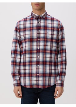 Reserved - Koszula regular fit w kratę - czerwony ze sklepu Reserved w kategorii Koszule męskie - zdjęcie 187607779