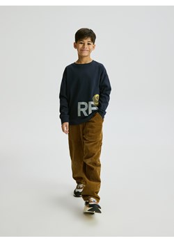 Reserved - Longsleeve z nadrukiem reflective - czarny ze sklepu Reserved w kategorii T-shirty chłopięce - zdjęcie 187607857