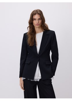 Reserved - Taliowana marynarka - czarny ze sklepu Reserved w kategorii Kurtki damskie - zdjęcie 187607875