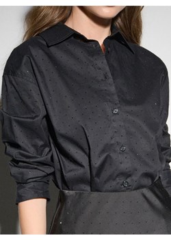 Sinsay - Bawełniana koszula - czarny ze sklepu Sinsay w kategorii Koszule damskie - zdjęcie 187609939
