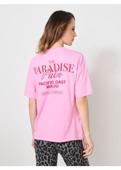 Sinsay - Koszulka z nadrukiem na plecach - różowy ze sklepu Sinsay w kategorii Bluzki damskie - zdjęcie 187609949