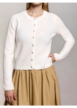 Sinsay - Kardigan z ozdobnymi guzikami - kremowy ze sklepu Sinsay w kategorii Swetry damskie - zdjęcie 187609965