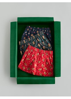 Reserved - Świąteczne bokserki 3 pack - czerwony ze sklepu Reserved w kategorii Majtki męskie - zdjęcie 187610815