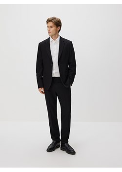 Reserved - Spodnie garniturowe slim fit - czarny ze sklepu Reserved w kategorii Spodnie męskie - zdjęcie 187611039
