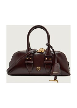 Pinko Skórzany kuferek BOWLING BAG ze sklepu Gomez Fashion Store w kategorii Kuferki - zdjęcie 187611318