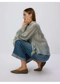 Reserved - Zamszowe baleriny - beżowy ze sklepu Reserved w kategorii Balerinki - zdjęcie 187612666