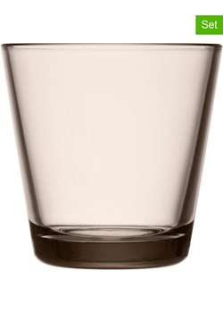 iittala Szklanki (2 szt.) &quot;Kartio&quot; w kolorze beżowym - 210 ml ze sklepu Limango Polska w kategorii Naczynia - zdjęcie 187612795
