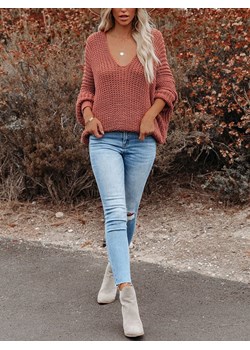 LA Angels Sweter w kolorze jasnobrązowym ze sklepu Limango Polska w kategorii Swetry damskie - zdjęcie 187613048