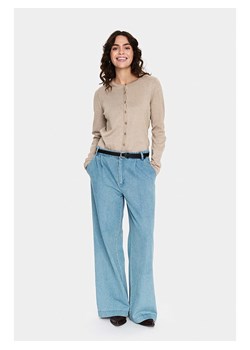 SAINT TROPEZ Kardigan w kolorze beżowym ze sklepu Limango Polska w kategorii Swetry damskie - zdjęcie 187613129