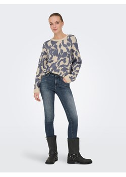 ONLY Sweter w kolorze niebiesko-beżowym ze sklepu Limango Polska w kategorii Swetry damskie - zdjęcie 187613486