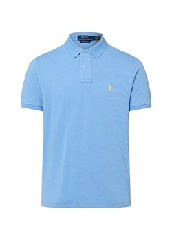 Polo Ralph Lauren Męska koszulka polo Mężczyźni Bawełna jasnoniebieski jednolity ze sklepu vangraaf w kategorii T-shirty męskie - zdjęcie 187613935