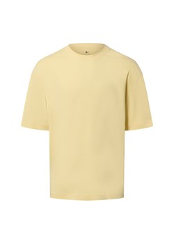 Nils Sundström Koszulka męska Mężczyźni Bawełna cytrynowy jednolity ze sklepu vangraaf w kategorii T-shirty męskie - zdjęcie 187613937