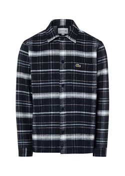 Lacoste Bluza męska Mężczyźni Comfort Fit Bawełna granatowy w kratkę ze sklepu vangraaf w kategorii Koszule męskie - zdjęcie 187613938