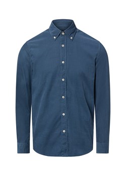 Marc O'Polo Męska koszula sztruksowa Mężczyźni Modern Fit Bawełna niebieski jednolity ze sklepu vangraaf w kategorii Koszule męskie - zdjęcie 187613946