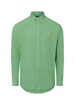 Polo Ralph Lauren Męska koszula casual Mężczyźni Regular Fit Bawełna groszkowy jednolity ze sklepu vangraaf w kategorii Koszule męskie - zdjęcie 187613956