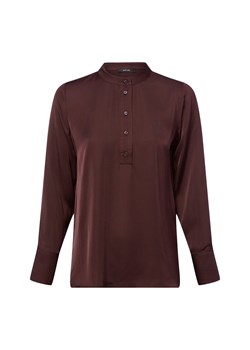 Opus Bluzka damska - Fanji Kobiety wiskoza czekoladowy jednolity ze sklepu vangraaf w kategorii Bluzki damskie - zdjęcie 187613965