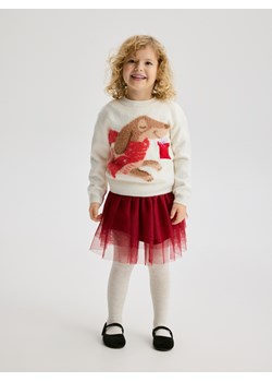 Reserved - Sweter z grającą aplikacją - wielobarwny ze sklepu Reserved w kategorii Swetry dziewczęce - zdjęcie 187614245