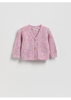 Reserved - Dzianinowy kardigan - jasnofioletowy ze sklepu Reserved w kategorii Bluzy i swetry - zdjęcie 187614308