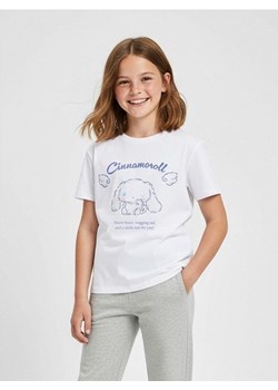 Sinsay - Bawełniana koszulka Cinnamoroll - biały ze sklepu Sinsay w kategorii Bluzki dziewczęce - zdjęcie 187615378