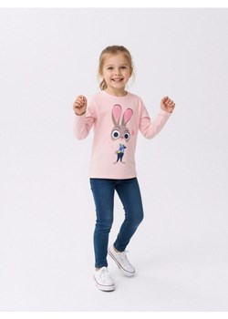 Sinsay - Koszulka z długimi rękawami Disney Zwierzogród - różowy ze sklepu Sinsay w kategorii Bluzki dziewczęce - zdjęcie 187615427