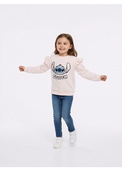Sinsay - Bluza crewneck Stitch - różowy ze sklepu Sinsay w kategorii Bluzy dziewczęce - zdjęcie 187615436