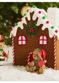 Sinsay - Dekoracja świąteczna w kształcie misia - brązowy ze sklepu Sinsay w kategorii Dekoracje bożonarodzeniowe - zdjęcie 187615457