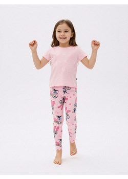 Sinsay - Legginsy ze wzorem Disney Zwierzogród - różowy ze sklepu Sinsay w kategorii Spodnie dziewczęce - zdjęcie 187615478