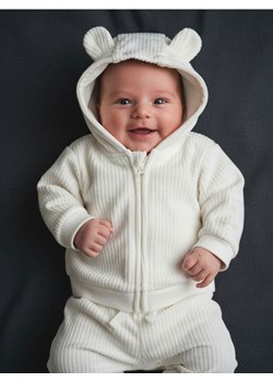 Sinsay - Prążkowany komplet dzianinowy - kremowy ze sklepu Sinsay w kategorii Komplety niemowlęce - zdjęcie 187615495