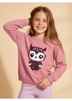 Sinsay - Sweter z cekinami - różowy ze sklepu Sinsay w kategorii Swetry dziewczęce - zdjęcie 187615545