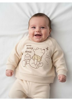 Sinsay - Bawełniana bluza z nadrukiem Winnie the Pooh - beżowy ze sklepu Sinsay w kategorii Odzież dla niemowląt - zdjęcie 187615547