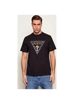 GUESS T-shirt GOLDEN TRIANGLE | Regular Fit ze sklepu Gomez Fashion Store w kategorii T-shirty męskie - zdjęcie 187616365
