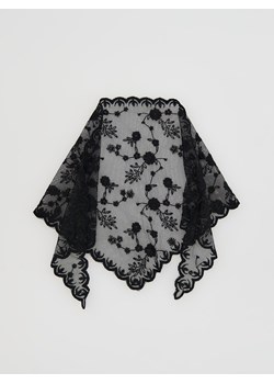 Reserved - Koronkowy szal - czarny ze sklepu Reserved w kategorii Szaliki i chusty damskie - zdjęcie 187616639
