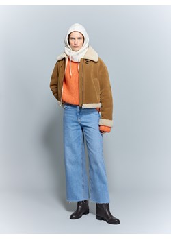 Reserved - Dzianinowa kominiarka - kremowy ze sklepu Reserved w kategorii Szaliki i chusty damskie - zdjęcie 187616645