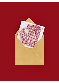 Reserved - Dwuczęściowa piżama w kratkę - czerwony ze sklepu Reserved w kategorii Piżamy damskie - zdjęcie 187616797