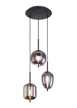 Globo lighting Lampa wisząca &quot;Backy&quot; w kolorze szarym - Ø 46 cm ze sklepu Limango Polska w kategorii Oświetlenie - zdjęcie 187617188