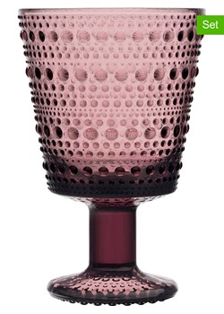 iittala Kieliszki (2 szt.) &quot;Kastehelmi&quot; w kolorze jasnoróżowym - 260 ml ze sklepu Limango Polska w kategorii Naczynia - zdjęcie 187617208