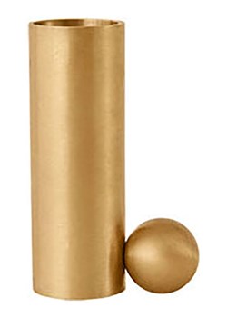 OYOY living design Świecznik &quot;Palloa&quot; w kolorze złotym - wys. 7 cm ze sklepu Limango Polska w kategorii Świeczniki - zdjęcie 187617479