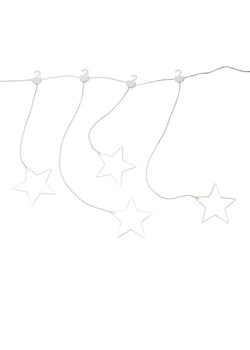 Konstsmide Zasłona świetlna LED &quot;Stars&quot; w kolorze ciepłej bieli - 59 x 105 cm ze sklepu Limango Polska w kategorii Oświetlenie - zdjęcie 187617507