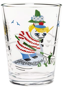 Moomin Szklanka &quot;Fishing&quot; ze wzorem - 220 ml ze sklepu Limango Polska w kategorii Naczynia - zdjęcie 187617537