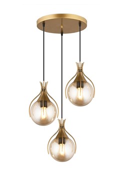 Opviq Lampa wisząca w kolorze złotym - wys. 85 x Ø 12 cm ze sklepu Limango Polska w kategorii Oświetlenie - zdjęcie 187617555