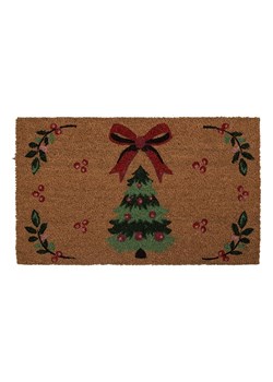 Clayre &amp; Eef Wycieraczka w kolorze jasnobrązowo-zielonym z włókna kokosowego - 45 x 75 cm ze sklepu Limango Polska w kategorii Dom - zdjęcie 187617735