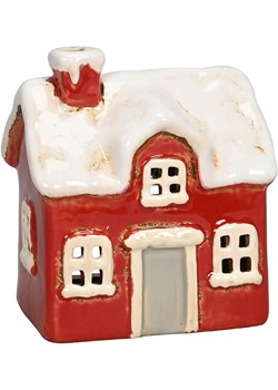 POSIWIO Świecznik &quot;House&quot; w kolorze czerwonym - 11,5 x 13 x 8 cm ze sklepu Limango Polska w kategorii Świeczniki - zdjęcie 187617759
