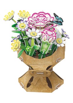 MGM 134-częściowe puzzle 3D &quot;Flower bouquet - Carnation&quot; - 8+ ze sklepu Limango Polska w kategorii Puzzle - zdjęcie 187617849