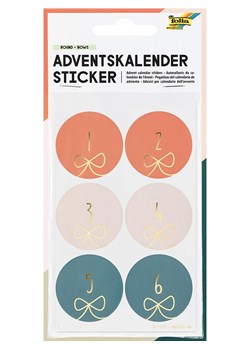 folia PAPER Naklejki do kalendarza adwentowego &quot;Round Bows&quot; - 5+ ze sklepu Limango Polska w kategorii Zabawki - zdjęcie 187618018